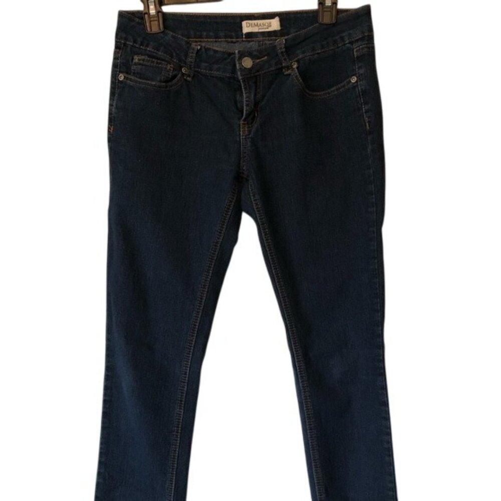 Demasqe dark blue jeans, skinny jeans, size 9.